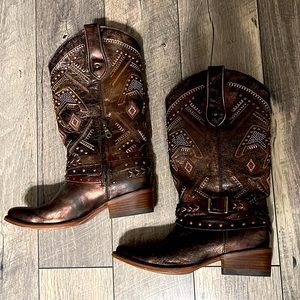 NWOT Vintage Corral Boots. Super cute, never worn!